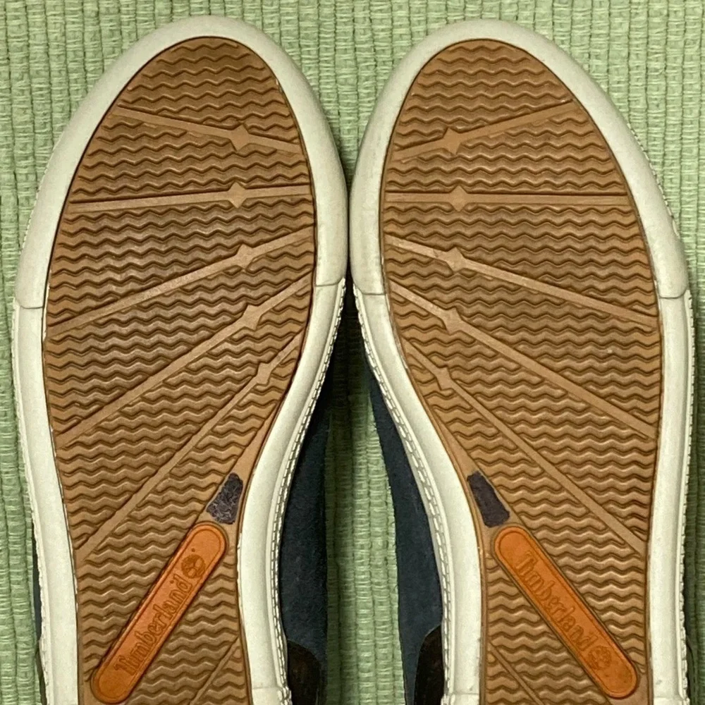 Timberland Earthkeepers Womens Blue/Brown Leather Lace Up Casual Shoes SZ US 8W